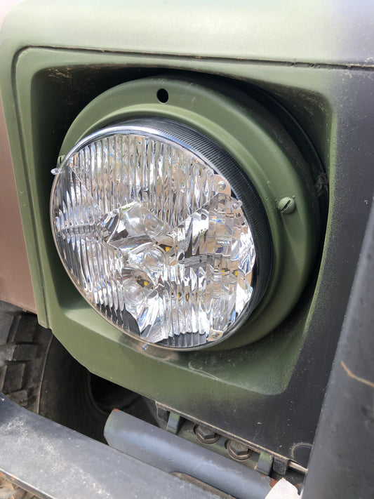 Headlight Universal for Wheeled Vehicles 24 Volt LED Plug and Play Headlights fits Humvee M998