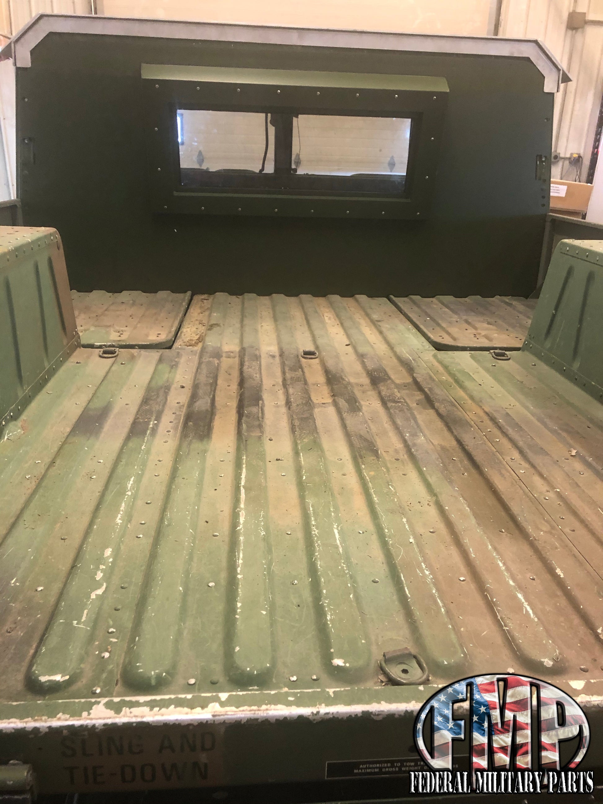 4-Man Tactical Hard Top 1/4” Thick Standard Length for Military Humvee Tactical Aluminum Roof Kit