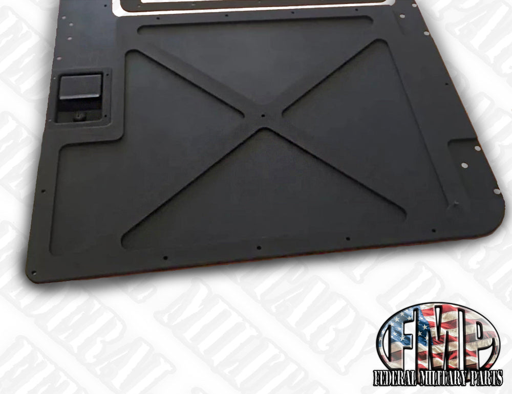 4 PIECE (TWO FRONT AND TWO REAR) X-DOOR OVERLAY X-PATTERN FOR MILITARY HUMVEE X-DOORS