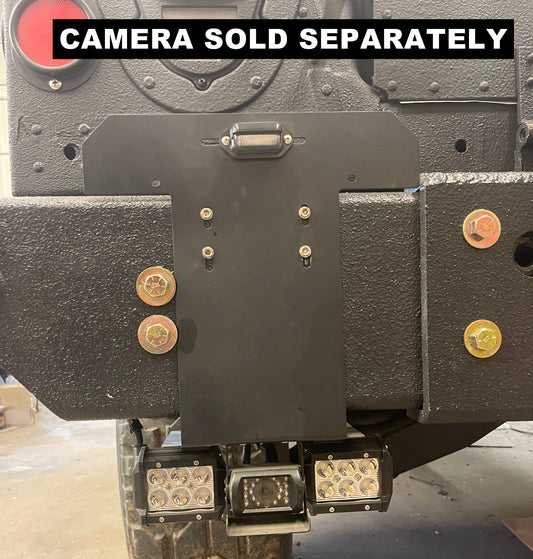 Premium A2 License Plate Bracket Plug and Play + 3 lights for Airlift Bumper Mount