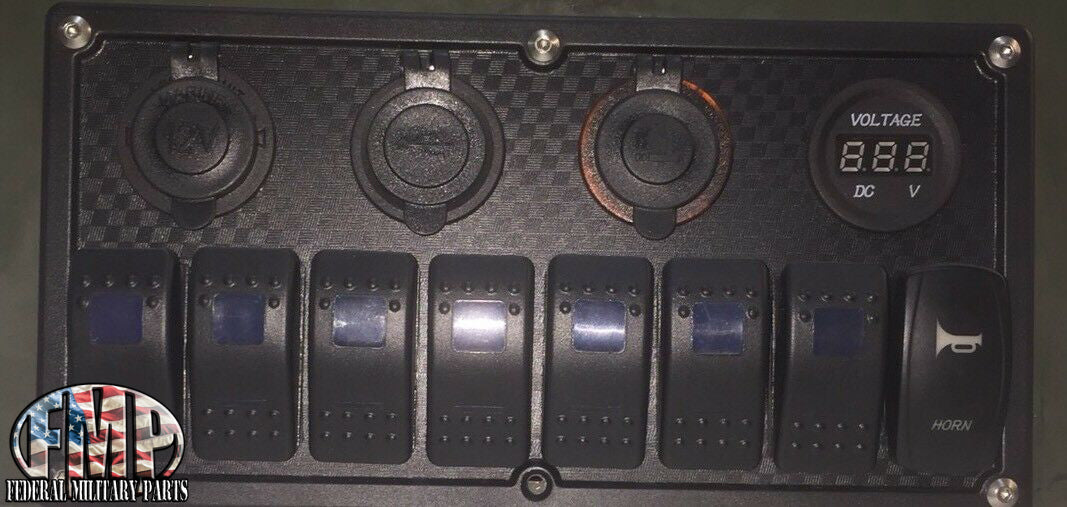 Military Humvee Control Panel Center Console (C) No Cups. M998 hmmwv a ...