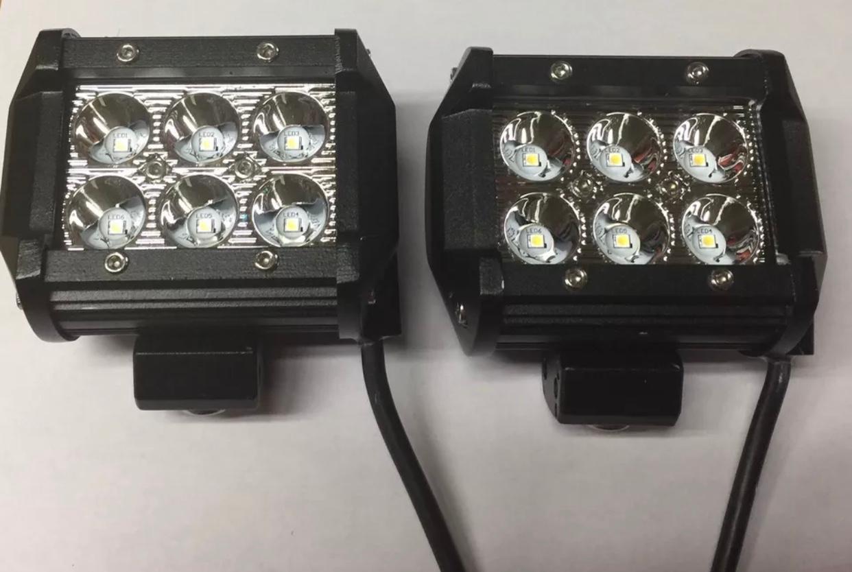 Dual Backup Reverse 24 Volt Includes Two LED Lights for Military Humve ...