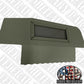 Deluxe Iron Curtain Black, Green, Tan Rear Curtain Replace Canvas With Steel fits Humvee M998 Hmmwv