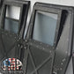 BULLET RESISTANT 3/8" GREY TINTED SIDE WINDOWS PC - 1 PIECE - MILITARY HUMVEE X-DOORS
