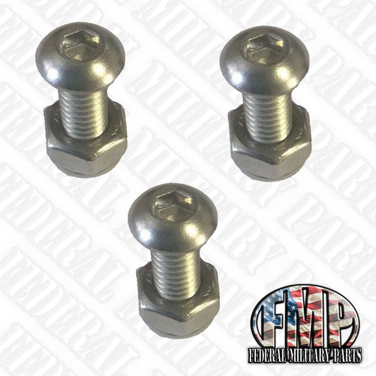 Hinge Hardware Kit Stainless Steel 9 Pieces hardware Per hinge for Humvee X-Door