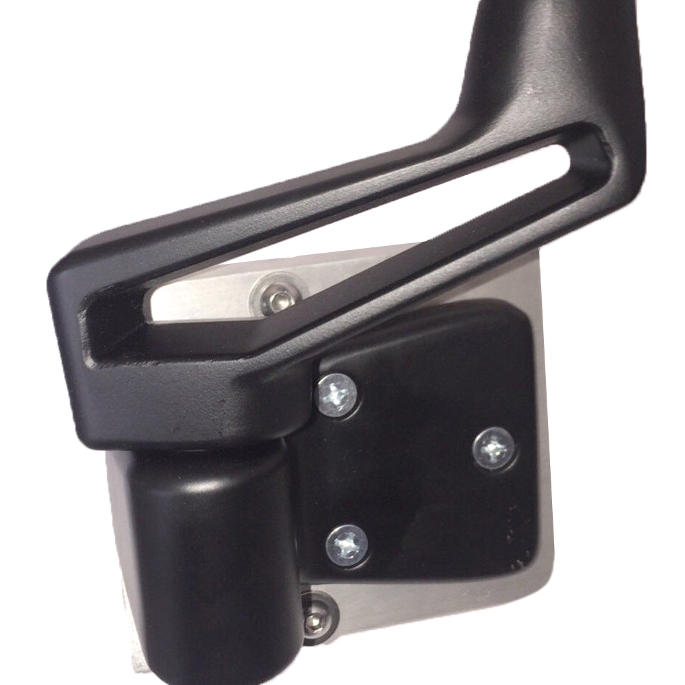 HUMVEE Speglar Adapterplatta - Par (Uppsättning av 2) - Fräst aluminium - För hårda X-dörrar