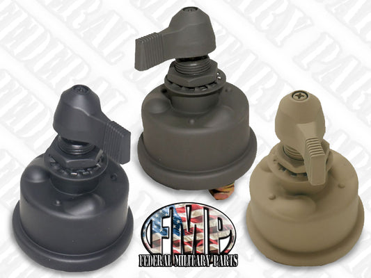 MASTER BATTERY KILL SWITCH - COLOR CHOICE BLACK TAN GREEN - UNIVERSAL MILITARY - TRUCK HUMVEE