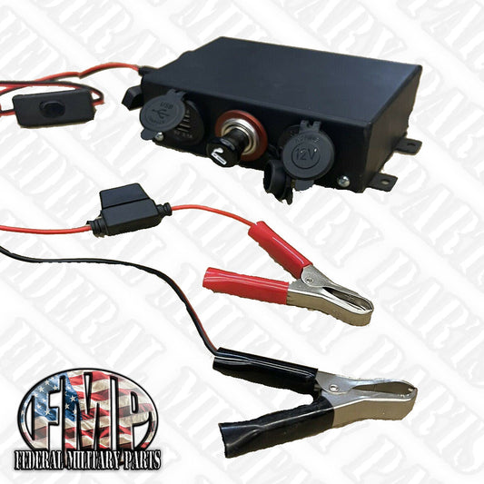 Mobile Quick Connect Cell Phone and Laptop Charger for Military Vehicles