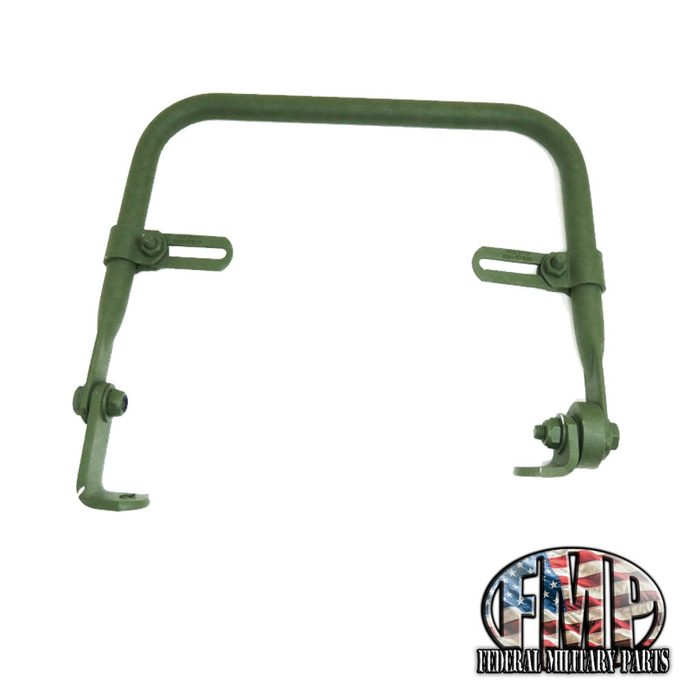 Green Mounting Bracket for Mirror on Military Humvee - Choice of Left or Right