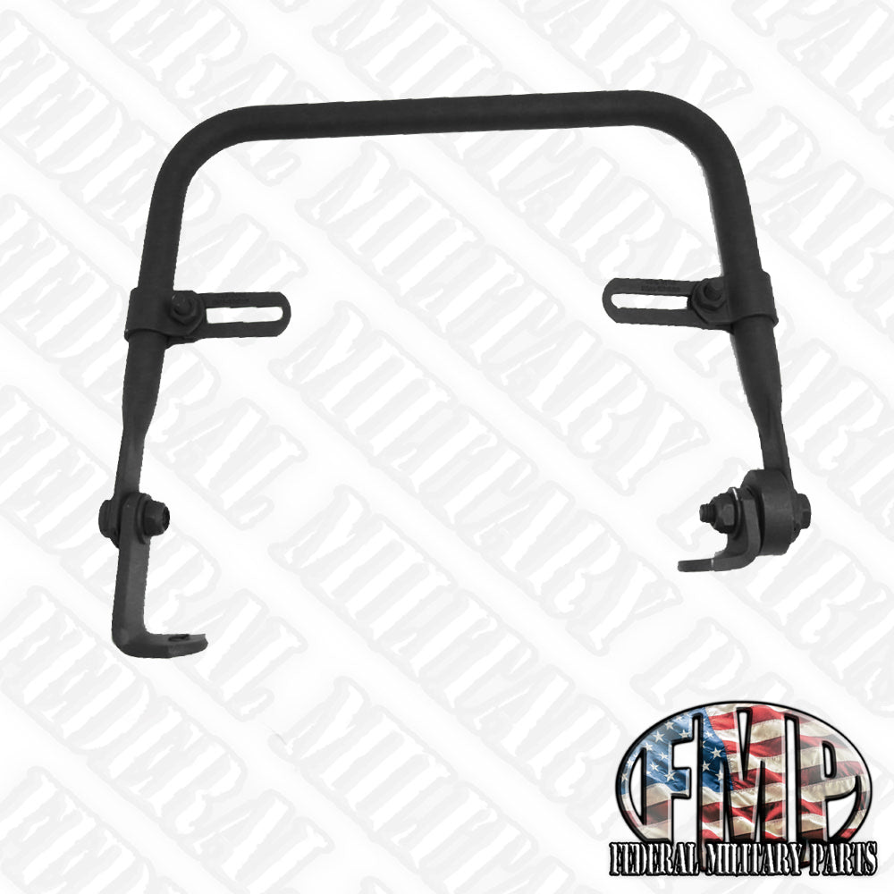 Black Mounting Bracket for Mirror on Military Humvee - Choice of Left or Right