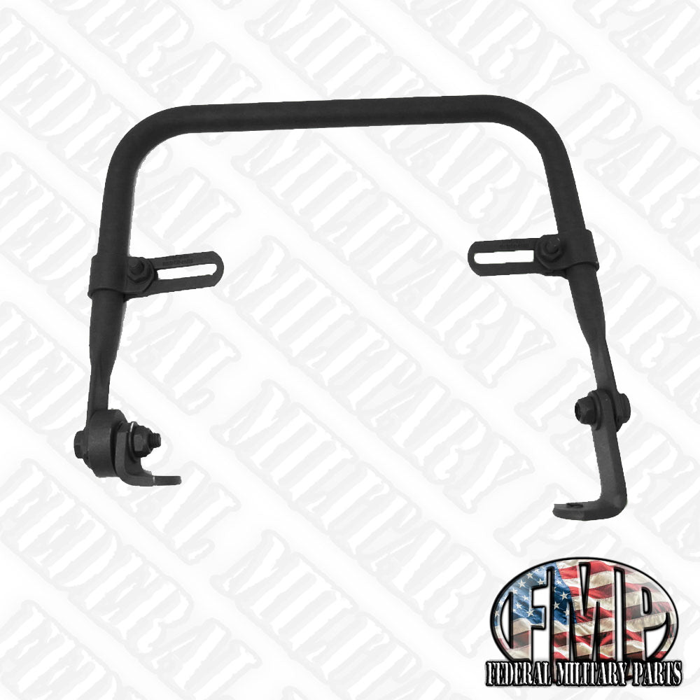 Black Mounting Bracket for Mirror on Military Humvee - Choice of Left or Right
