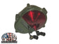 Rear Turn Signal Brake Stop Turn Light Assembly Green Body Red Lens 24-Volt Military Humvee and other Wheeled Vehicles
