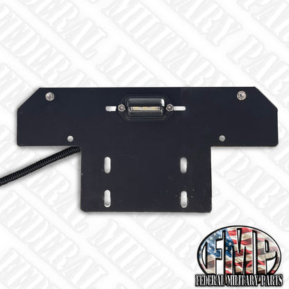 M1101 M1102 A2 Basic License Plate Bracket With or Without Plug and Play Light