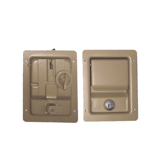 2 Dubbla låsdörrhandtag invändigt/utvändigt X-dörrhandtag Humvee M998 spärr