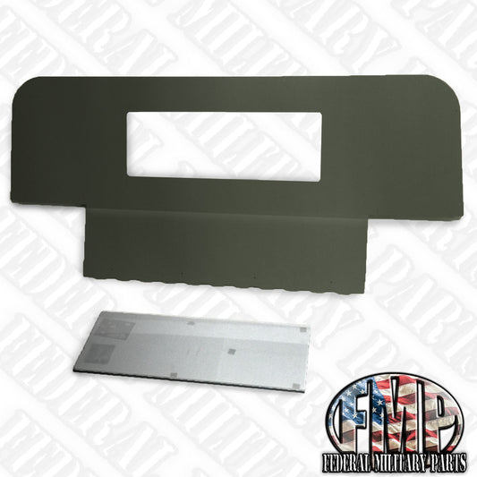 基本悍马后窗帘 - “铁幕” - 用钢铁M998 HMMWV更换帆布