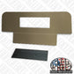 Basic REAR CURTAIN - "Iron Curtain" - Replace Your Canvas With Steel fits Humvee M998 HMMWV