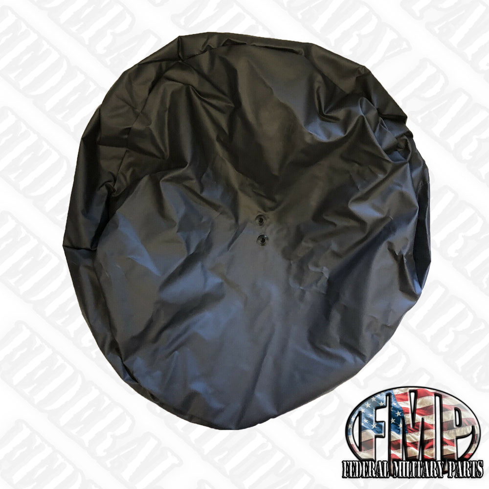 Canvas Spare Tire Cover For 37” TIRES - MILITARY HUMVEE SPARE TIRE COVER M998 CARRIER. AVAILABLE IN BLACK, TAN OR GREEN. Condition is New.