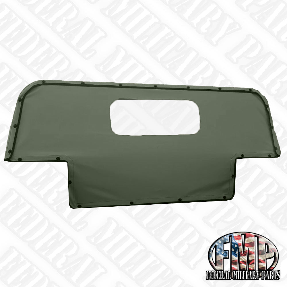 Canvas Curtain for Military Humvee Seals Tightly Install or Remove in Minutes