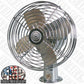 Combine Cab Windshield Cooling Fan Defrost Chrome 2 Speed 600 Cfm 12v / 24v
