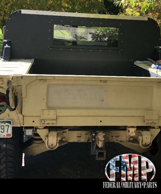 Rideau de rideau de fer de fer de deluxe Humvee Noir, vert, rideau arrière Tan Remplacer la toile avec de l'acier M998 HMMWV