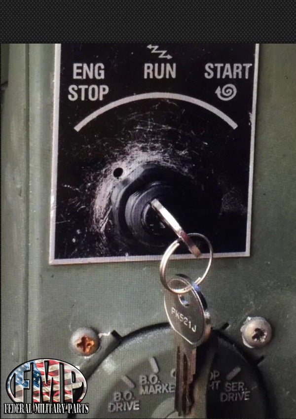 Install Kit + Keyed Ignition Switch- Plug & Play- Fits Military Humvee ...