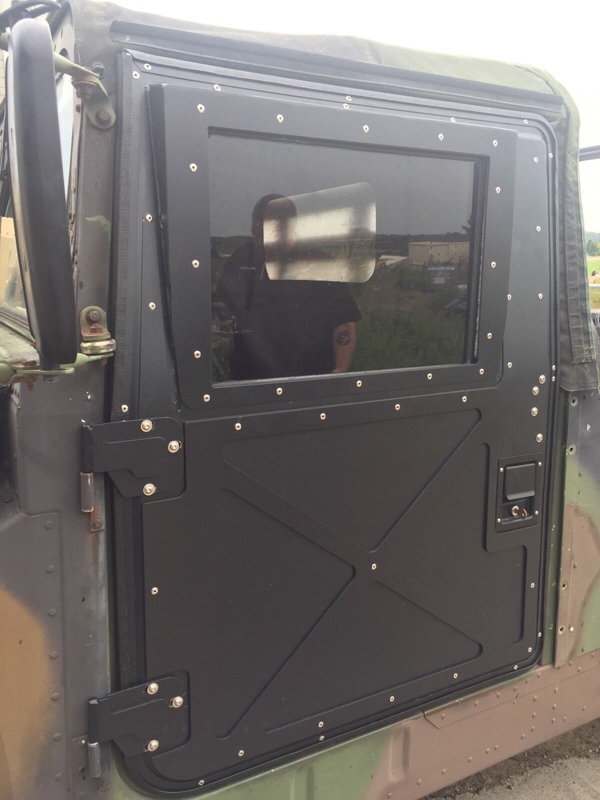 Humvee X-Doors paire avant ou arrière noir, bronzage ou verte portes dures