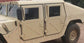 Hard "X" Military Doors for Humvee, Pair of Front or Rear - Black, Tan, or Green Hard Doors