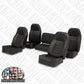 New Non-Reclining Black Vinyl Humvee Seat Hmmwv Seats For Your Military Vehicle - Single, Pair or Set of Four or Five
