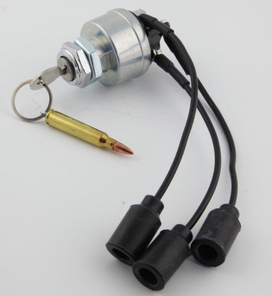 UNIVERSAL Military Keyed Ignition Starter Switch with Bullet Key Chain-PLUG OCH PLAY