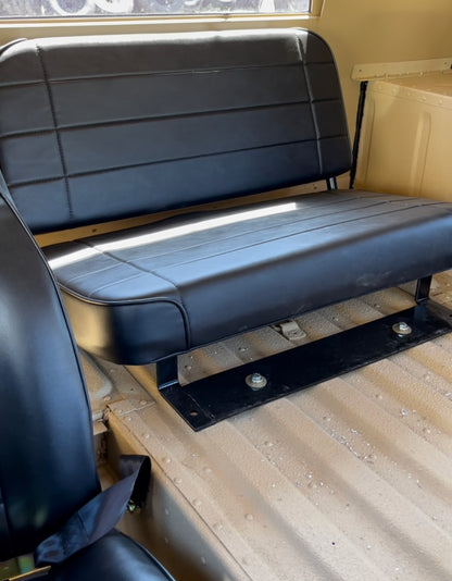 Center Rear Seat for Military Humvee Mounting Bracket Optional