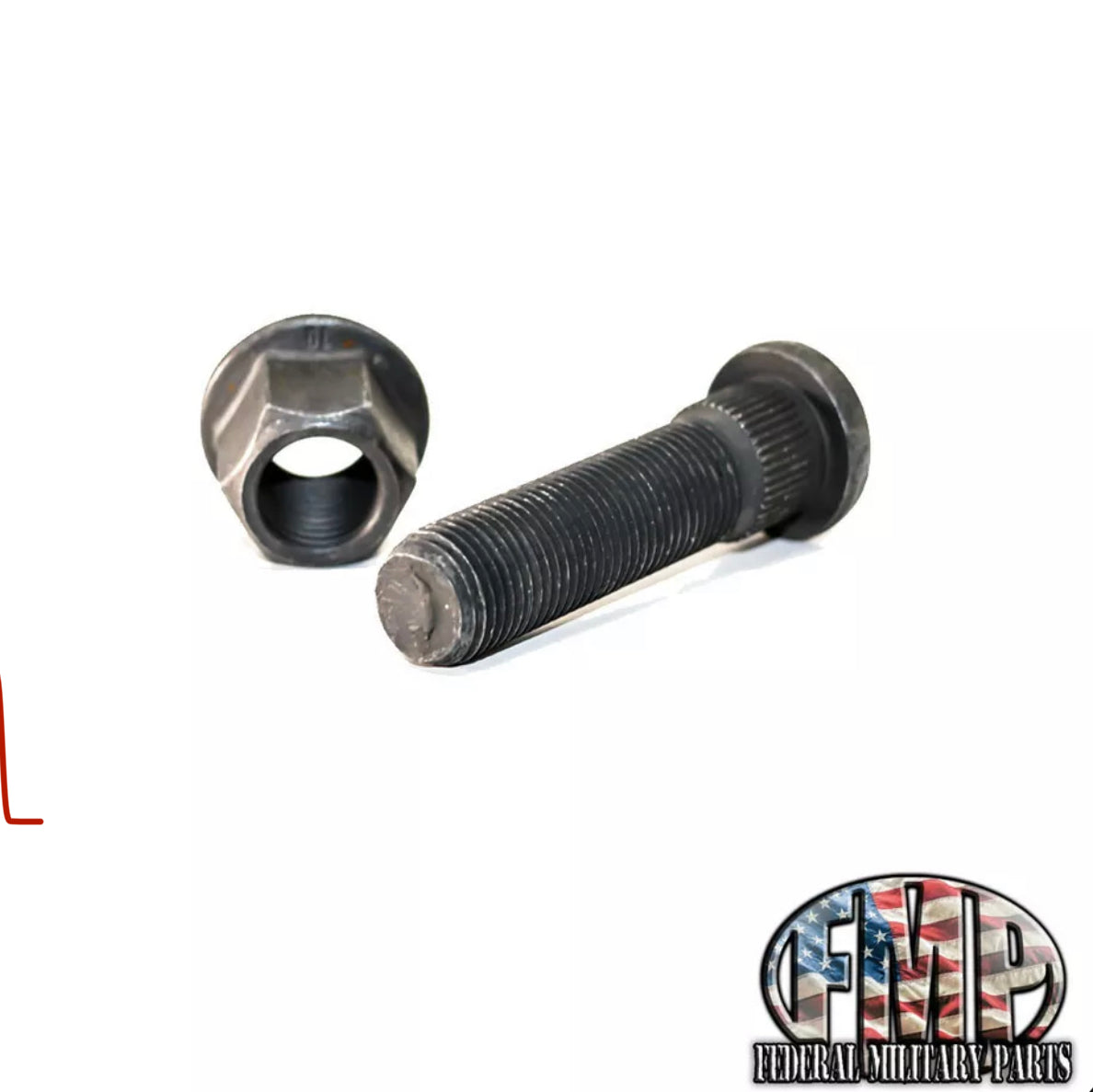Wheel Stud And Nut 1/220x2 1/8 5306014172467 Wheel Stud Rim Bolt f Federal Military Parts