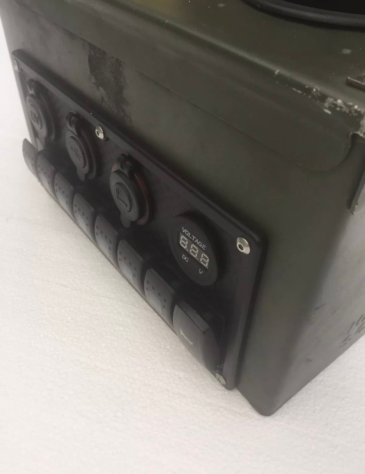 MILITE HUMVEE COUPE DE COUTURE CENTER Console Panneau de commande côté Console M998 Ammo peut H1