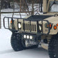 Humvee Light Bar 24v Blazer  100 Watts - White U5 Lights - No Drill Install M998 Military White Triple Light Bar
