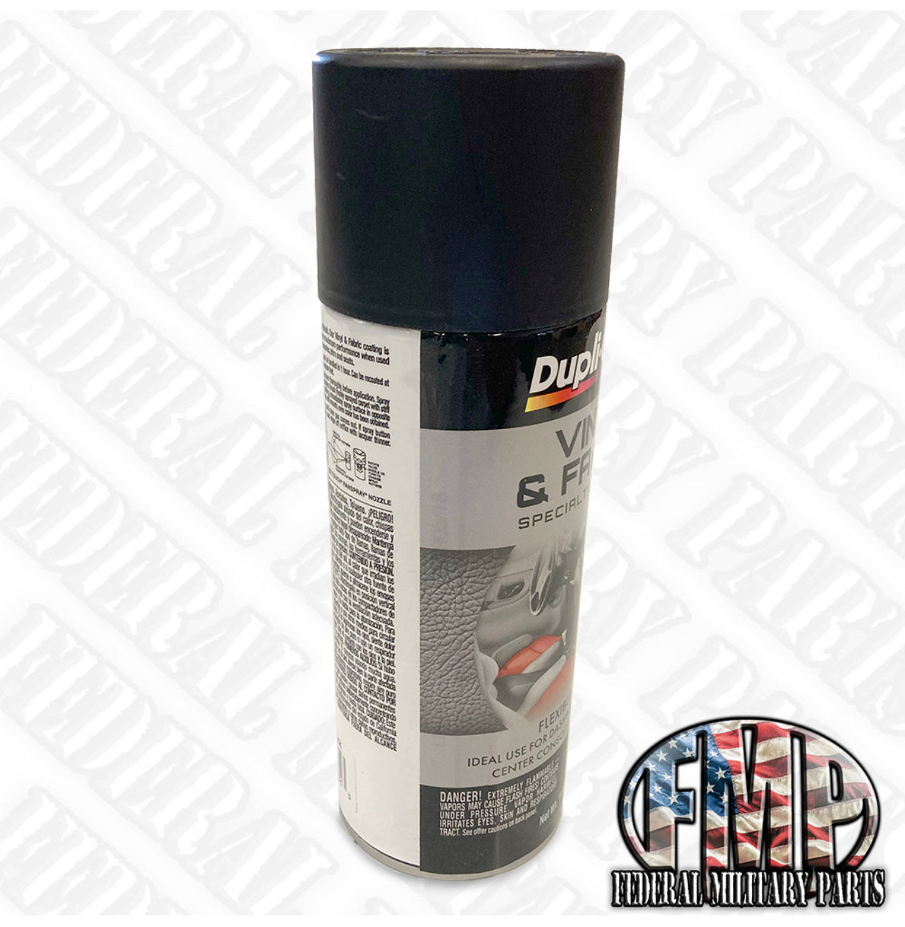 Black Canvas Spray Paint, for use on Soft Humvee Doors – Federal