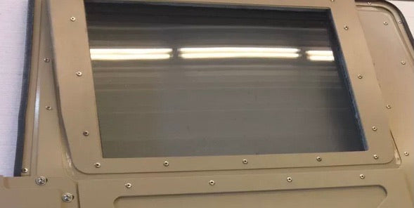 Window Upgrade for Humvee Hard Doors, Tinted or Bullet Resistant ...