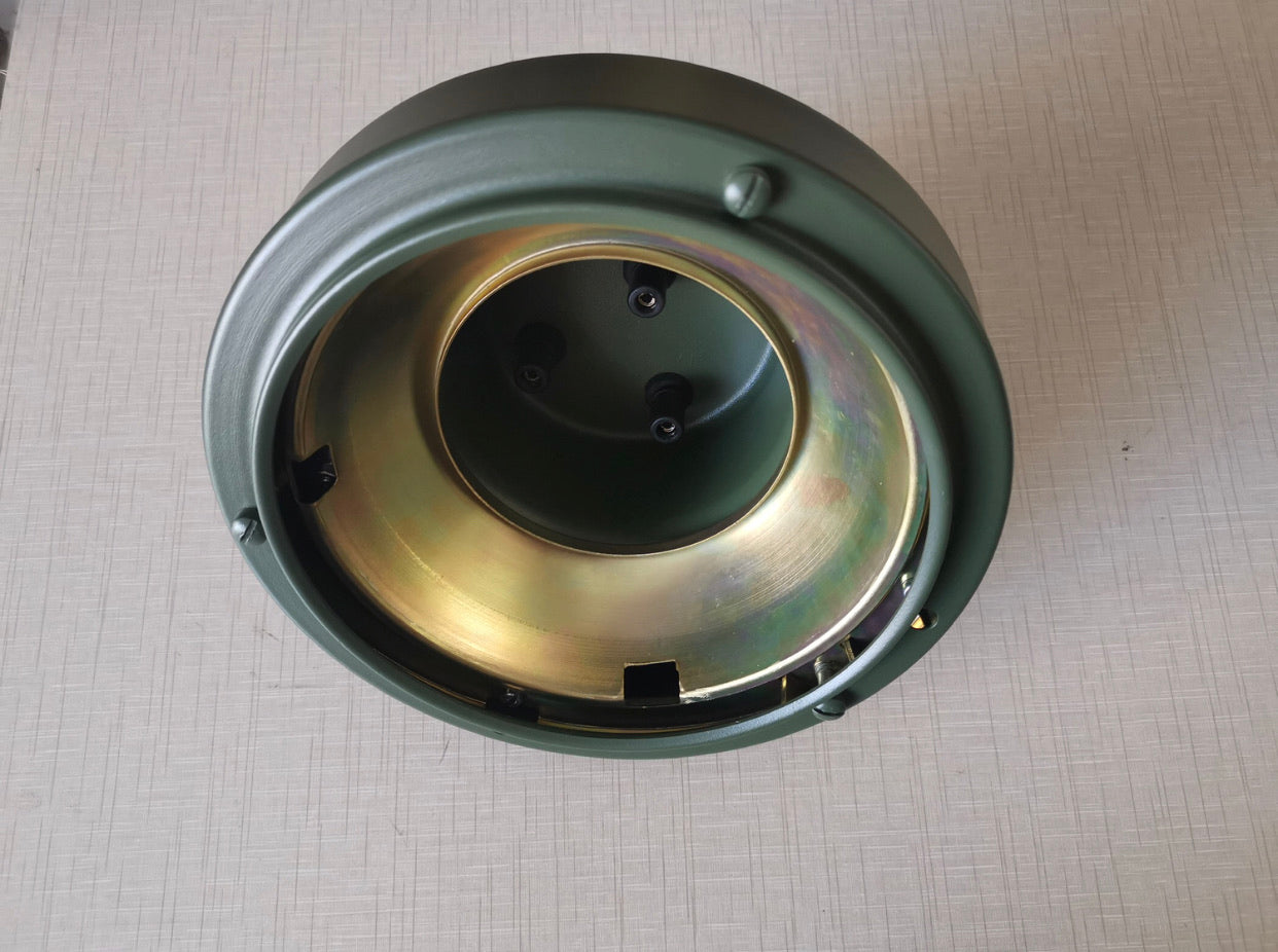 Headlight Bucket Includes Bezel GREEN for all Military Wheeled Vehicles including Humvee