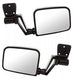 Pair of Humvee Mirrors and Adapter Plates for Soft Canvas Canvas Doors Military M998 Mounts