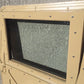 Window Upgrade - 1 Clear 5/8" Pc fits Military Humvee Hard X-door Replacement Window Hmmwv
