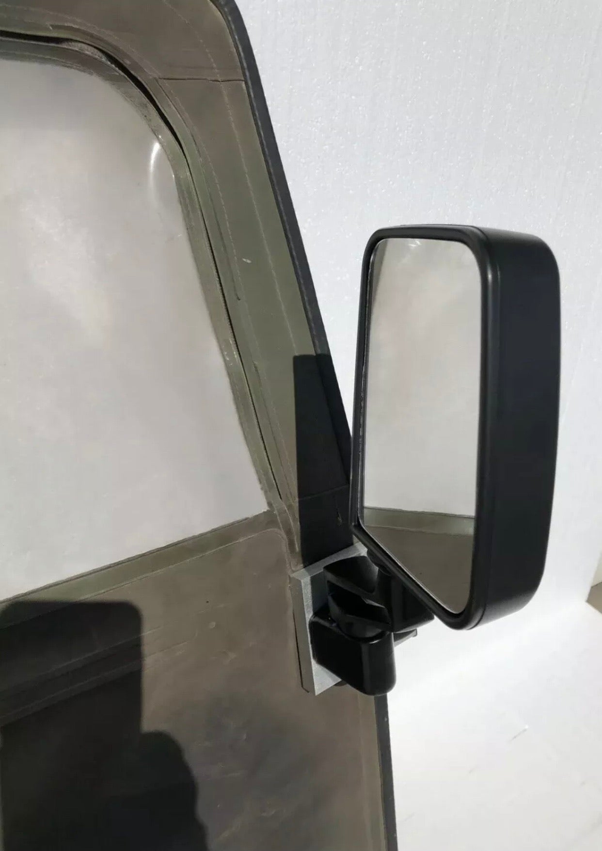 Paire de miroirs Humvee et plaques d'adaptateur pour portes de toile en toile molle militaire m998 montures