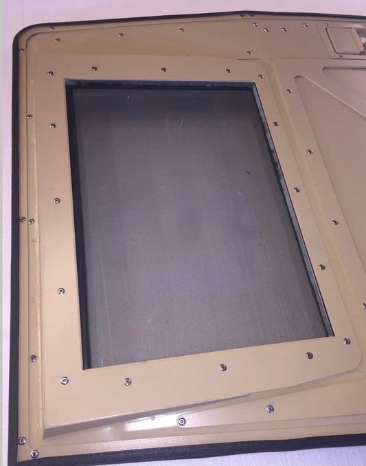 Window Upgrade for Humvee Hard Doors, Tinted or Bullet Resistant