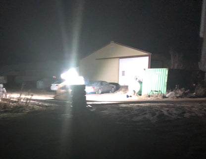 Skid Steer Light Bar - 4-sided, 360 degree LED Wireless Roof Top Light Bar Fits Bobcat, etc.