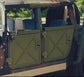 Uppsättning av 4 militära Humvee Split X-Dörrar Cabriolet från fulla dörrar till halvdörrar