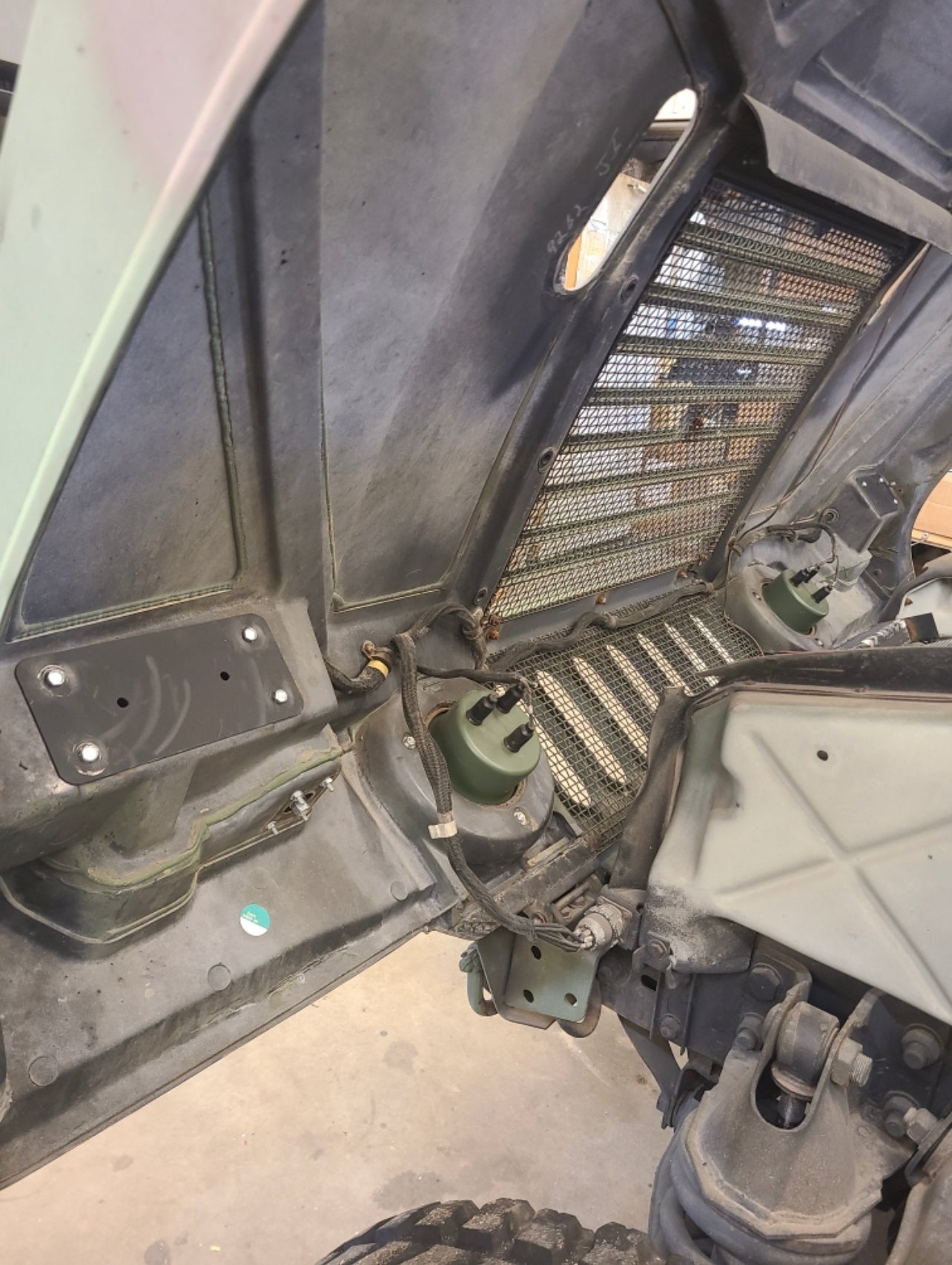 Military Humvee Rust Proof Headlight Access Panel Pair
