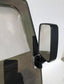 Pair of Humvee Mirrors and Adapter Plates for Soft Canvas Canvas Doors Military M998 Mounts