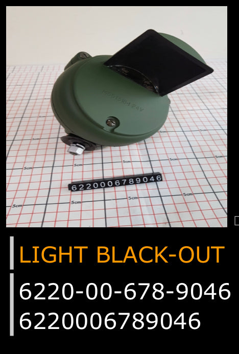 Blackout Drive Light Assembly - Oshkosh Equipment