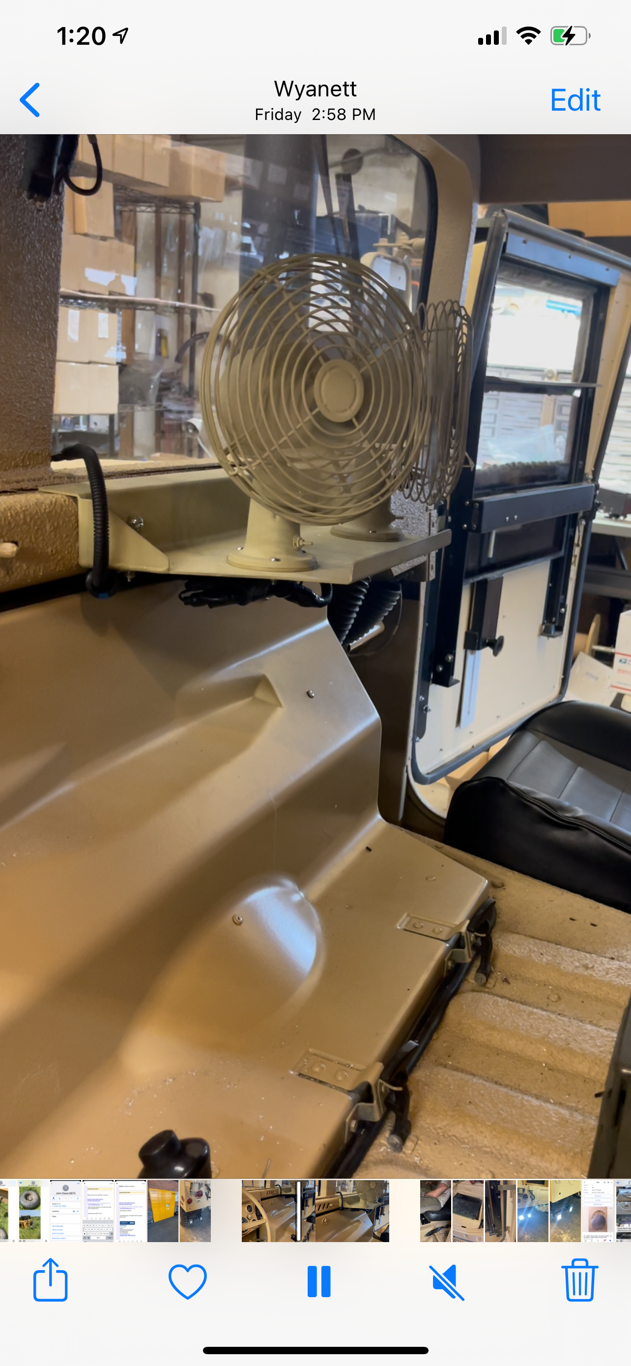Dual dash Fan kit includes Mounting Tray fits Humvee