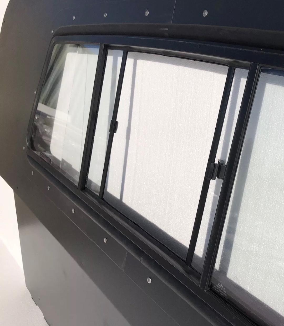 Iron Curtain (aluminum) with Sliding Window (2 door or 4 door vehicle - same price)