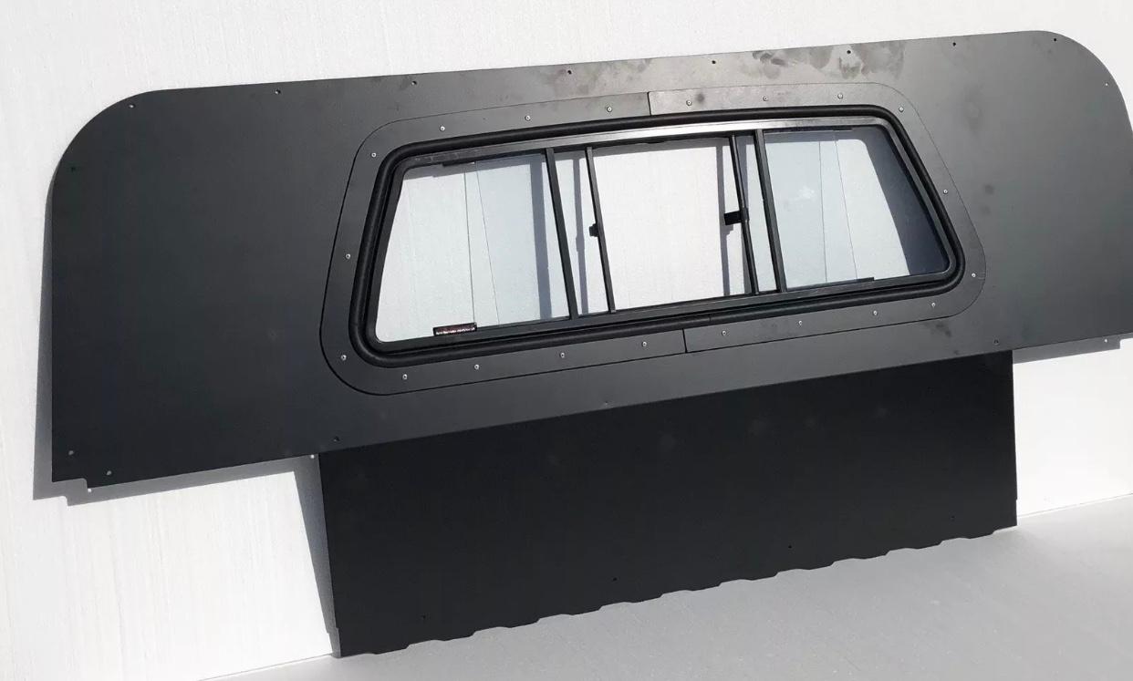 Iron Curtain (aluminum) with Sliding Window (2 door or 4 door vehicle - same price)
