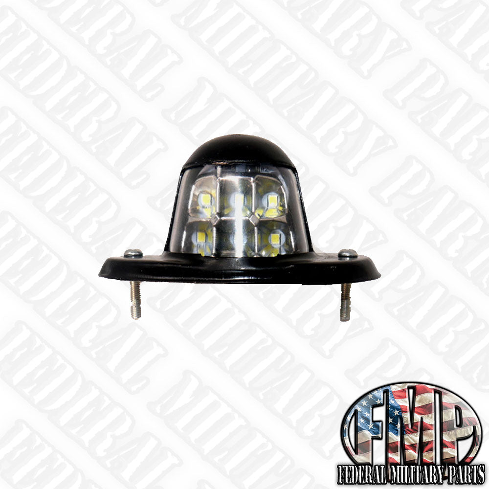24V Large License Plate Light Pair Compatible with Military Vehicles Including Humvee HMMWV M998