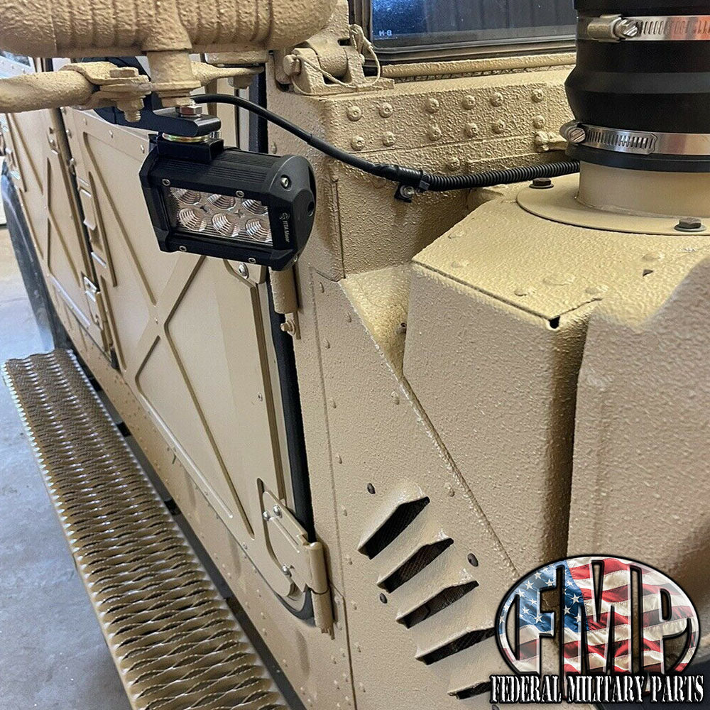 Mirror Mounted Dual Light Kit LED 24V fits Hitch + 24v Tail Light Kit For Civilian Trailer fits Military Humvee M998 Hmmwv